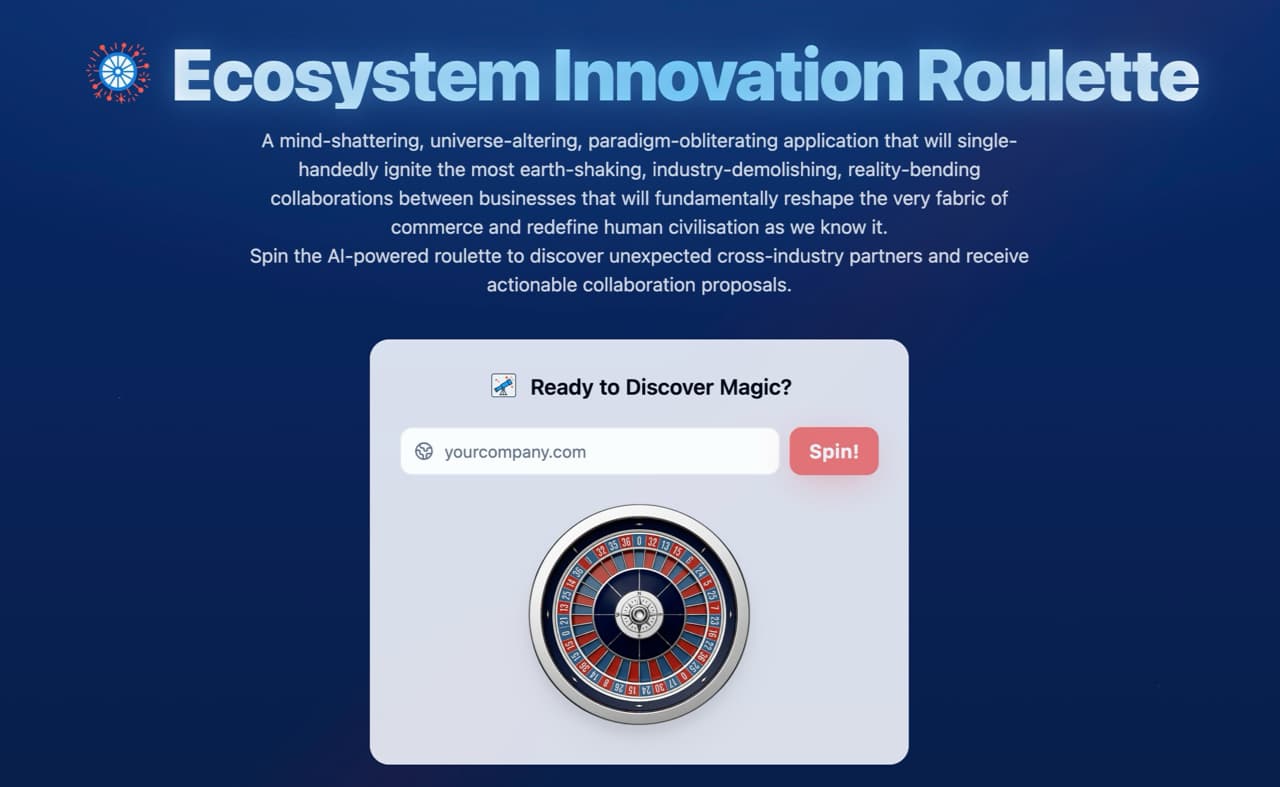 Innovation Ecosystem Roulette